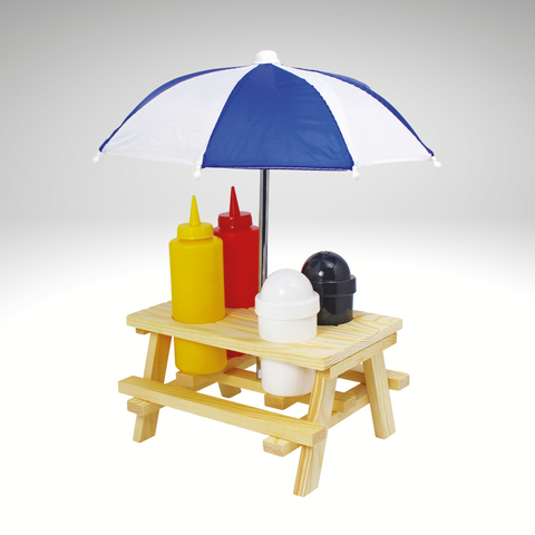 "Condiment Set ""Picnic"" 6 Pcs., 11 X 11 X 12.5""