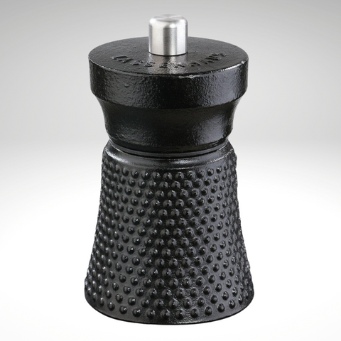 "Worker" Pepper Mill, cast iron, 4" H x 2.4" dia.