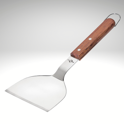 TEXAS BBQ hamburger turner short, 3.9" x 1.7"