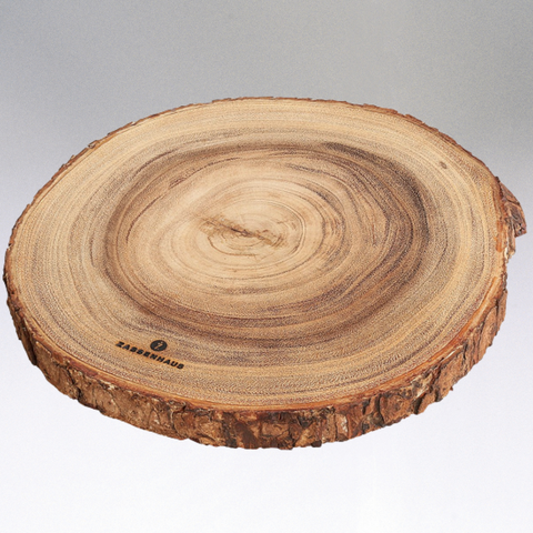 Acacia Wood Round Serving Board - 12.5" diameter